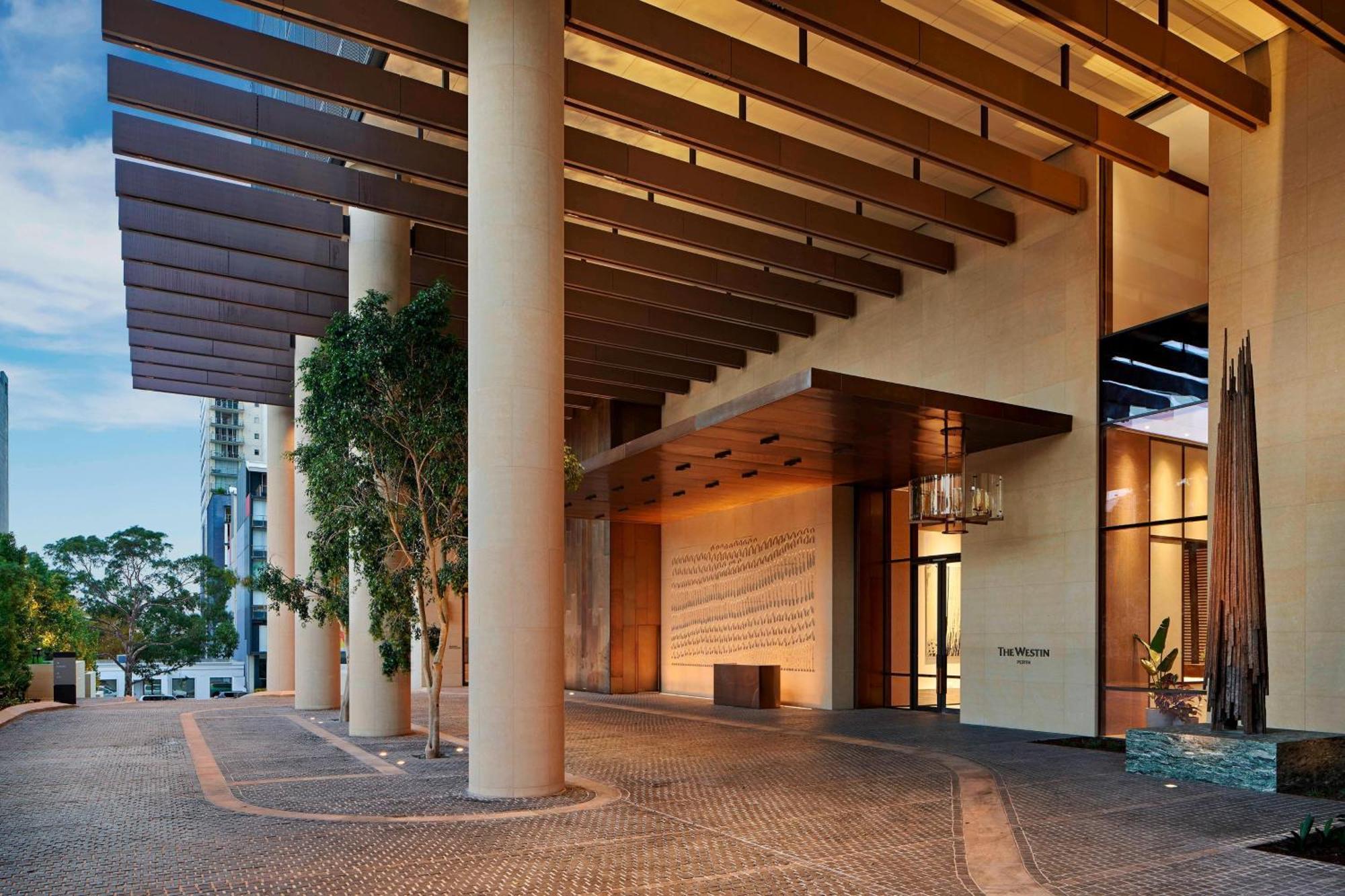 The Westin Perth Hotel Eksteriør billede The entrance of the hotel