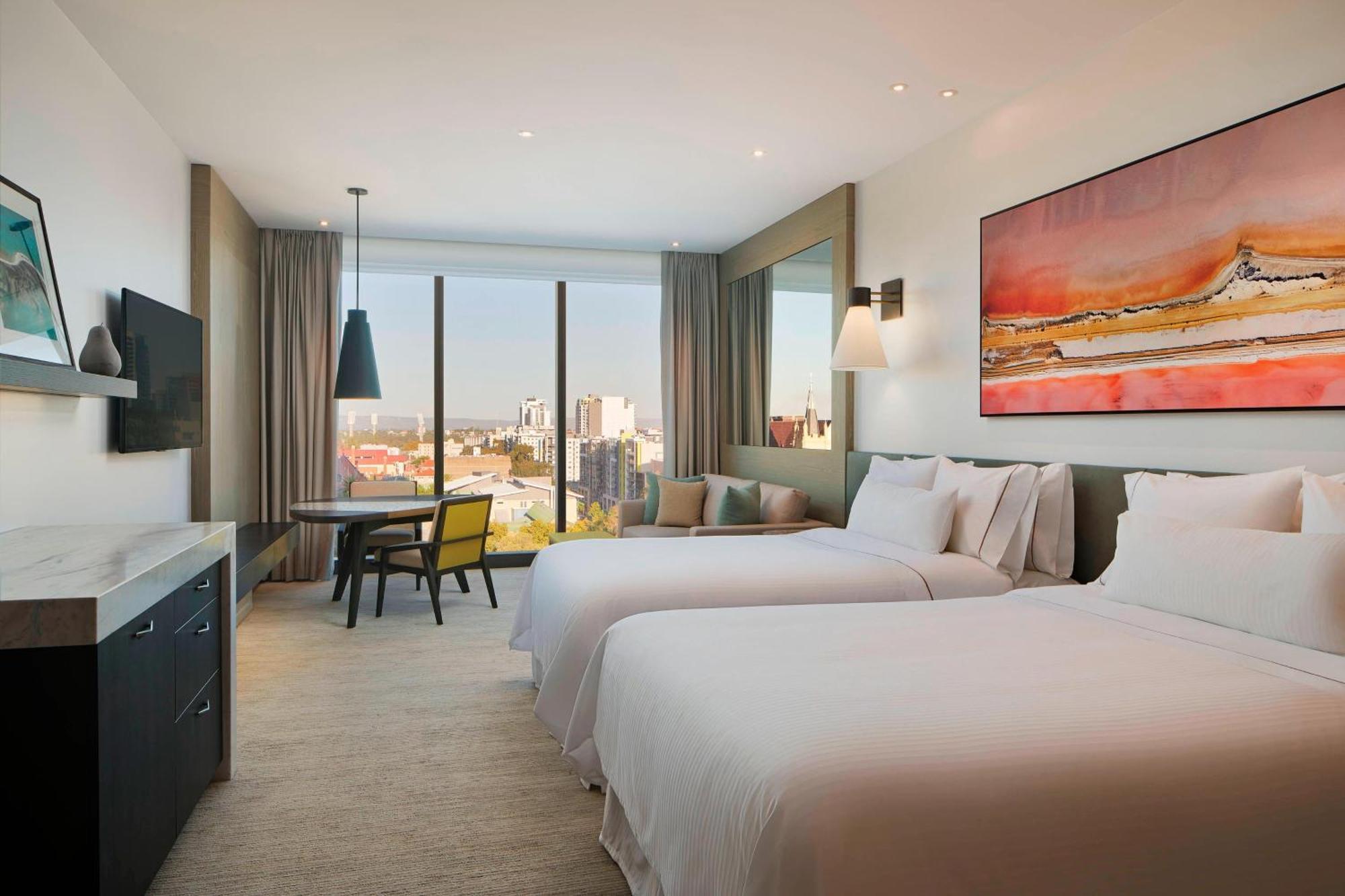 The Westin Perth Hotel Eksteriør billede A guest room at the hotel